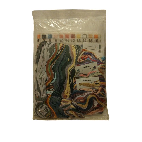 1995 Janlynn cross stitch kit Victorian House # 06-05 18"X 14" - Picture 4 of 4